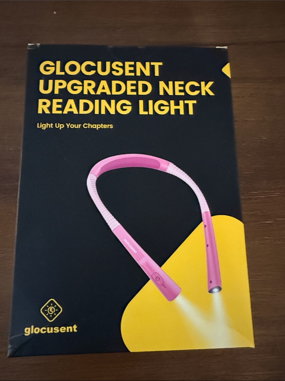 New Glocusent Upgraded Neck Reading Light - Pink